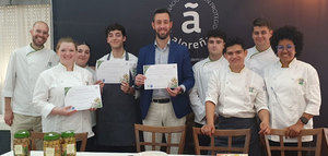 La tapa "Coulant de queso de cabra", gana el V Concurso Gastronómico "La Aloreña de Málaga en la mesa"