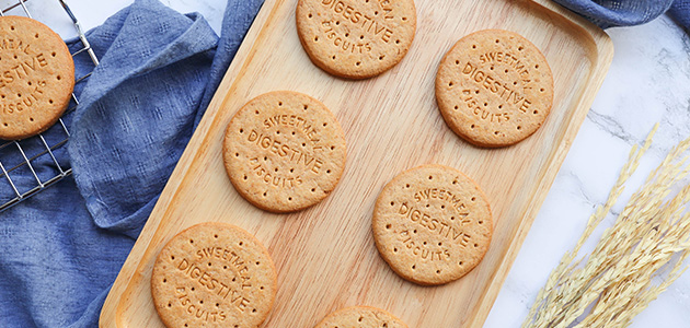 Galletas y zumos de AOVE