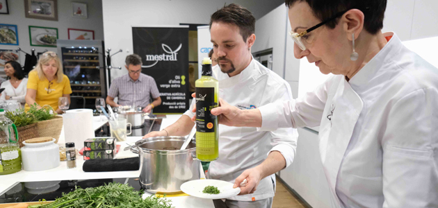 Caprabo y Aceites Mestral celebran una jornada gastronómica de productos de proximidad